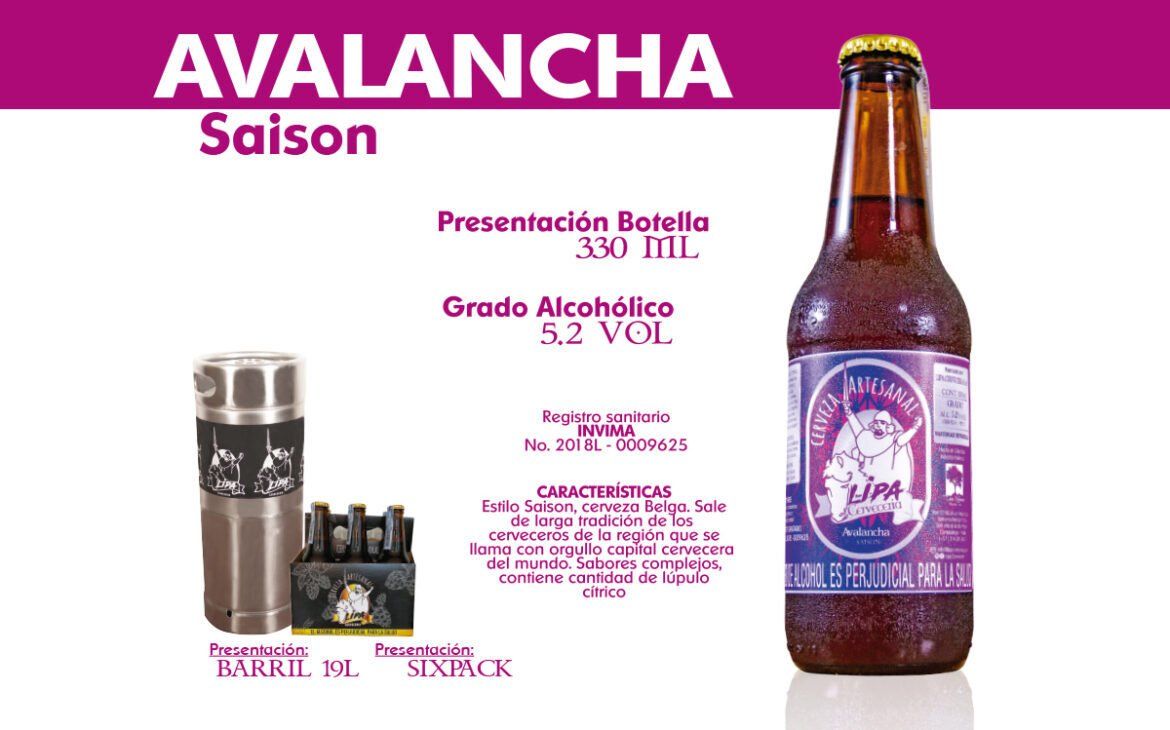 Cerveza Avalancha
